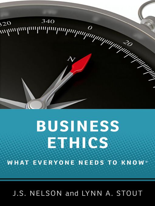 Title details for Business Ethics by J.S. Nelson - Available